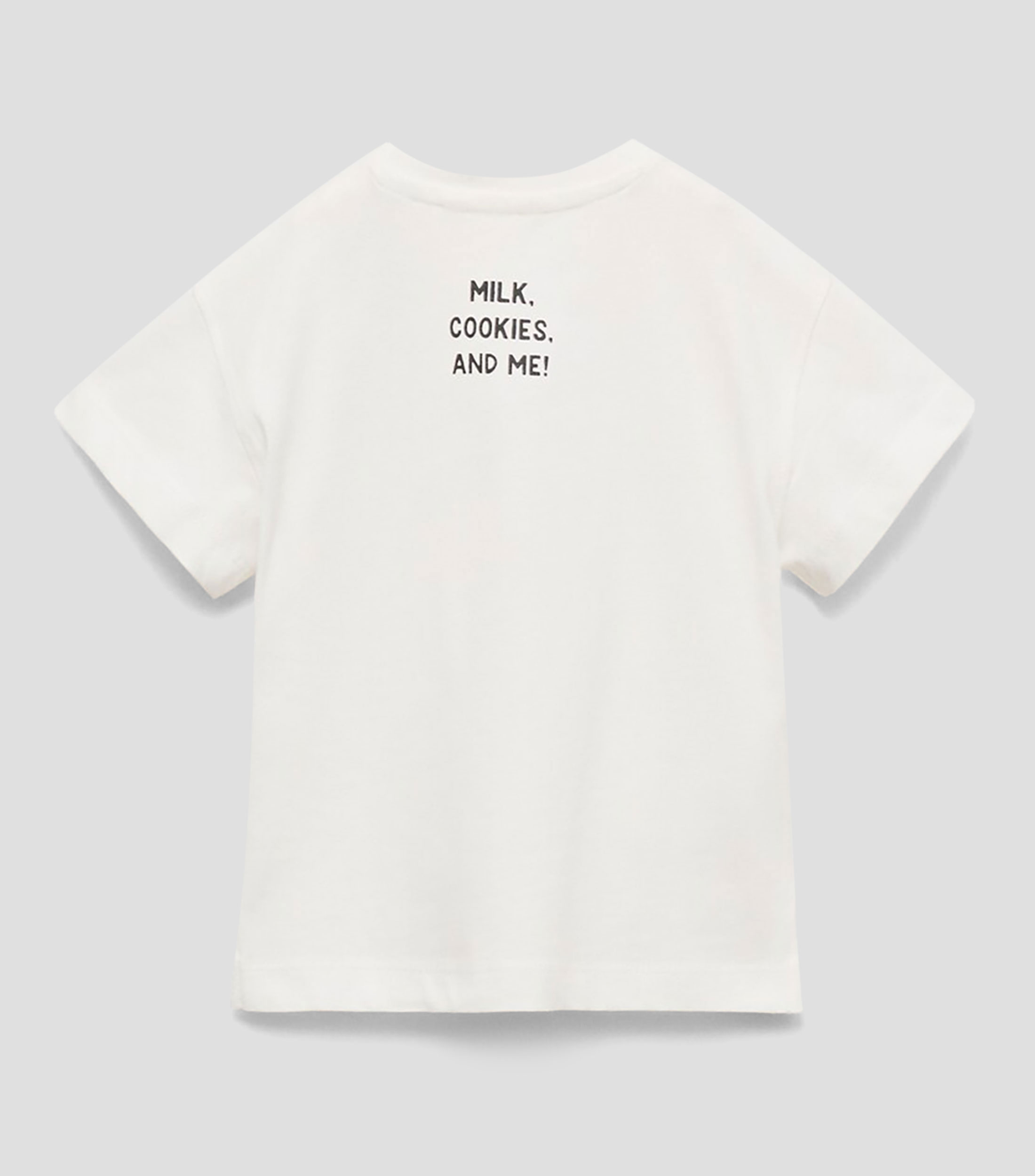 Playera estampada manga corta Niña